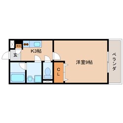 静岡駅 徒歩12分 3階の物件間取画像